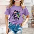 thumbnail image 2 of oqasdz Kids Graphic Letter Print T Shirt for Back To School Short Sleeve Tee Top Girls 100 Days of School Shirt Boys Comfortable Fit Versatile Casual Outdoor, 2 of 4