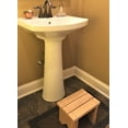 thumbnail image 3 of Classic Amish Reclaimed Wood Stool. Also Plant Stand, Home Décor Piece. Natural, Rustic, Solid. Handmade in USA. Step / Sitting / Footstool. 12 x 8.5 x 8", 3 of 7