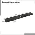 thumbnail image 4 of 33" Silicone Sink Splash Guard with Non-Slip Surface & Drain Hole,Long Kitchen Counter Protector & Draining Mat, Black, 4 of 5