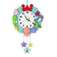 thumbnail image 2 of VALINK Handmade Wall Art Wall Clocks Design 3D DIY Clock Cute Cartoon Clock For Kindergarten, 2 of 7