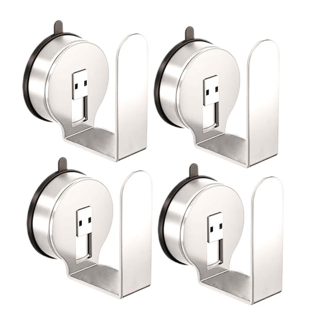 2/4/6Pcs Suction Cup Router Power Strip Wall Towel Storage Space Mounted No Rack Rack Saving Drill Q5L0 Bathroom