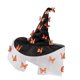 thumbnail image 1 of Sombrero de bruja de Halloween, accesorio para disfraz de Halloween para adultos, ideal para fiestas de disfraces en clubes. Naranja, 1 of 9