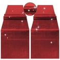 thumbnail image 2 of 2 Pieces Polyester Table Runner Solid Color Glossy Disco Themed Home Restaurant Dining Table Flag Decor Ornament Gold, 2 of 8