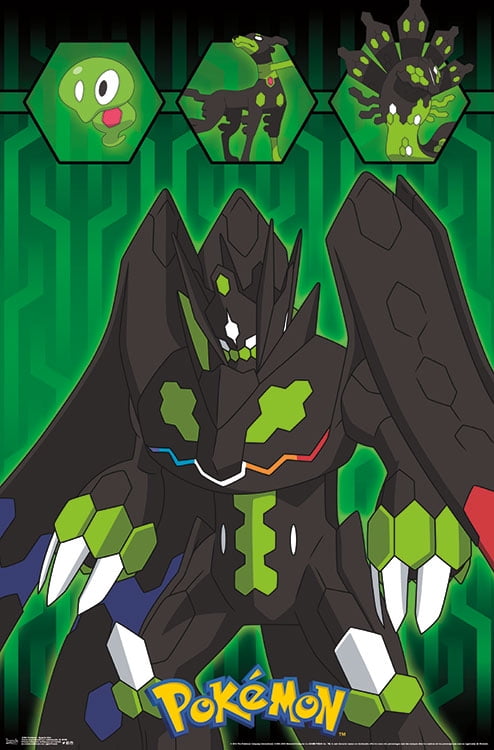 Pokémon - Zygarde Grid Wall Poster, 22.375' x 34'