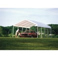 thumbnail image 2 of Shelterlogic Super Max 12' x 26' 5-Rib Canopy White Cover, 2 of 9