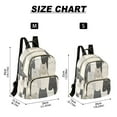 thumbnail image 2 of FORMRS Mini Backpack Purse for Women Travel Daypack Casual Shoulder Bag, White Cute Cats, 2 of 7