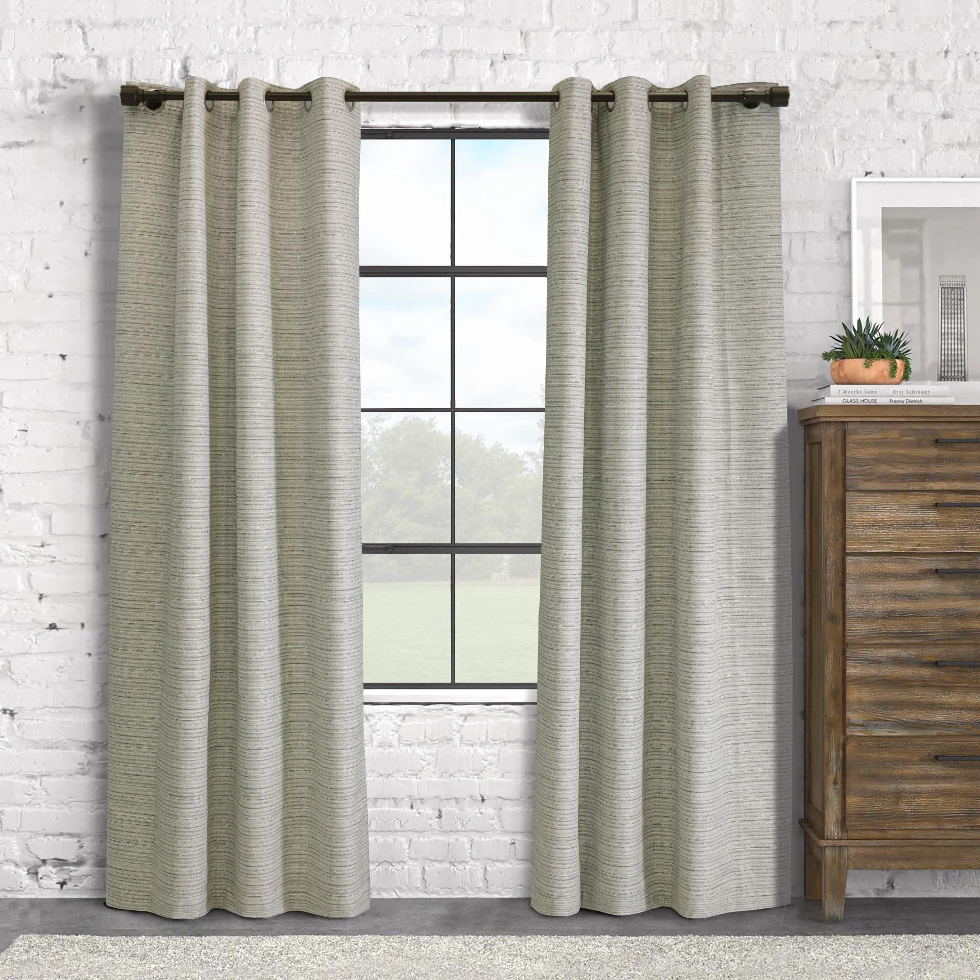 Loft Living Cooper Blackout Grommet Curtain Rod 36 To 72 in