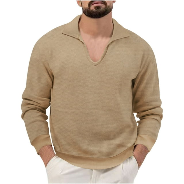 TIMIFIS Chandails à Col Rond pour Hommes EcoSmart Chandail à Capuchon, Chandail en Molleton de Poids Moyen, Chandail à Capuchon à Enfiler pour Hommes Printemps