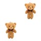thumbnail image 4 of Sonducket Animales de peluche Material de algodón PP flexible Diseño de muñeca de oso pequeño Llavero portátil Regalos para niños Útil Mano Sentirse Type1 NO1 Sonducket CBP220743, 4 of 5