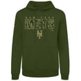 thumbnail image 2 of Men's Levelwear  Green New York Mets Podium Protect Pullover Hoodie, 2 of 3