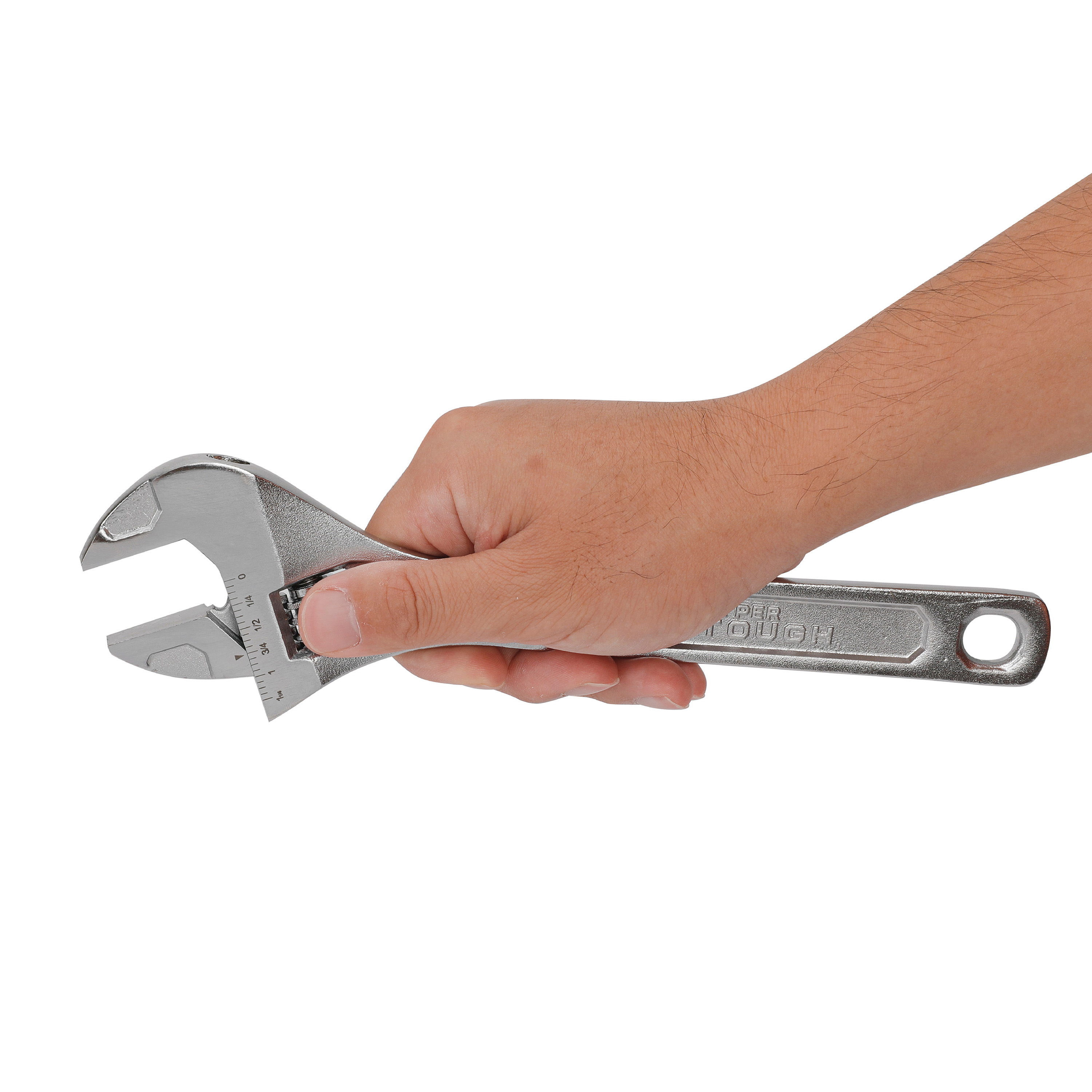 Llave Ajustable de 10 Pulgadas Hyper Tough, Construcción de Acero, Modelo 43181 4
