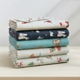 thumbnail image 6 of Great Bay Home Christmas Flannel Sheet Set - 100% Turkish Cotton - Double Brushed - King, Outdoor Festive Dogs, 6 of 6