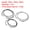 Black/Silver 0.04", variant on 16"/18"/20" Leather Necklace Cord 0.08" Braided Leather Cord Red/Silver