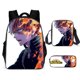 thumbnail image 1 of Set de mochilas Anime School Mys Heros Academias para niños, 3 unidades, 1 of 1