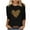 Black 05, variant on Women's 3/4 Sleeve T-Shirts Hearts Printed Crew Neck Plus Size Valentines Tops Cute Festive Casual Tee Tshirts (XL, Pink 06)