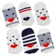 thumbnail image 5 of Calcetines tobilleros de algodón para mujer - 6 pares con estampado de lengüeta, calcetines bajos para niñas, 5 of 8