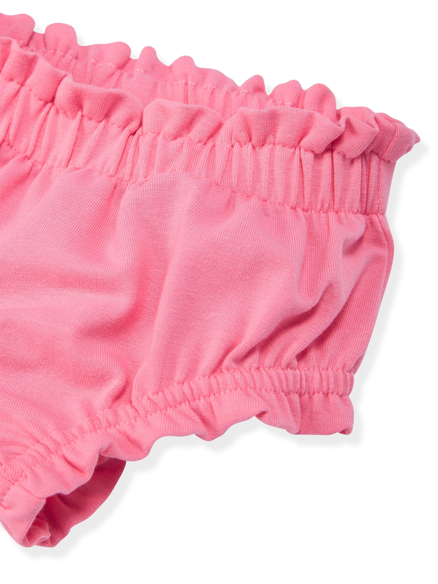 Garanimals Baby Girls Cotton Bloomers, 3-Pack, Sizes 0-24M