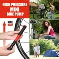 thumbnail image 1 of Portable Basketball Pump, Mini Bike Pump, Compact Design, Durable Plastic Construction, for Cycling Travel, Quick Inflation, Sports Equipment, Road Bike Accessory, Travel Gear, Outdoor Use, 1 of 8