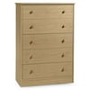 South Shore Contemporary 5-Drawer Chest, Oak