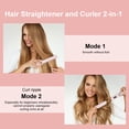 thumbnail image 2 of Electric curler,Flat Iron Tool And Curler Adjustable Curler Adjustable Temps Portable Hair Flat Adjustable Temps Portable Hair Flat Iron Hair And Curler Temps Portable Hair 2 In 1 Plug, 2 of 6