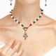 thumbnail image 5 of Adornos navideños, regalos navideños, collar de perlas navideñas, colgante de copo de nieve navideño, collar de cadena de clavícula personalizado, collar de festival de aleación, 5 of 6