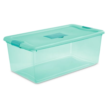 Sterilite, 106 Qt./100 L Fresh Scent Box, Aqua Tint