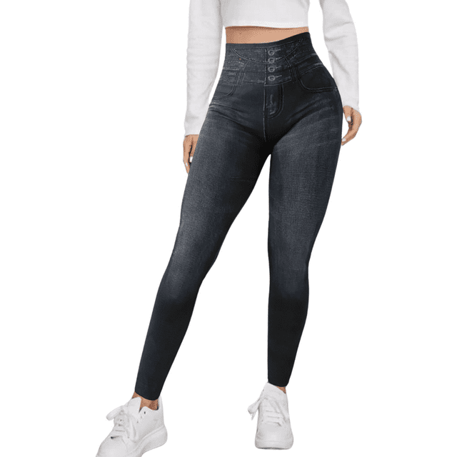 Leggings de Mujer Estilo Mezclilla Unitalla Comodidad y Estilo en Leggins