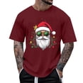 thumbnail image 1 of Tops para hombre, blusas y camisas de manga corta con cuello redondo para hombre, camiseta informal con cuello redondo y estampado para hombre, blusa de manga corta, blusa de poliéster para hombre, 1 of 4