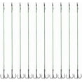 thumbnail image 1 of czcpp-5-10pcs Fishing Treble Hook with Leader Nylon Coated Fishing Wire Leader with Swivel 3/0 2/0 1/0 1# 2# 4# 6#, 1 of 4