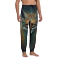 thumbnail image 4 of Kdxio Vintage Pattern Fox Pattern Joggers,Sweatpants for Men with Pockets-Large, 4 of 5