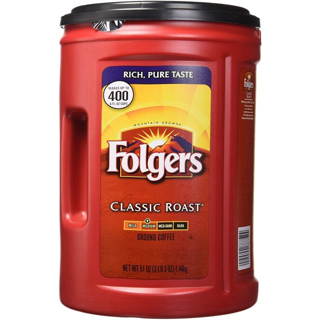 Folgers Coffee, Classic(Medium) Roast, 51 Ounce