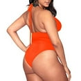 thumbnail image 3 of Pisexur Womens Plus Size Bikini High Waisted Swimsuits Two Piece Bathing Suits Tummy Control Swimwear, 3 of 5