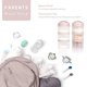 thumbnail image 4 of Dispensador de fórmula Termichy, apilable, 2 unidades, color rosa claro, 4 of 7
