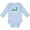 AE-Light Blue, variant on Inktastic Nessie Shark Boys or Girls Long Sleeve Baby Bodysuit