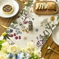 thumbnail image 3 of Sm:)e Flowers Spring Table Runner, Seasonal Kitchen Dining Table Decoration for Home Party Decor 13x60 Inch, 3 of 7