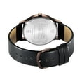 thumbnail image 4 of Sonata Aspire Quartz Analog Silver Dial Leather Strap Watch for Men-77105QL03W, 4 of 4