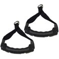 thumbnail image 1 of 2pcs Pull Handles Resistance Bands D Ring Foam Handles Replacement Fitness Equipment Compatible with Resistance Bands Rowing Machine Pilates Machine, 1 of 8
