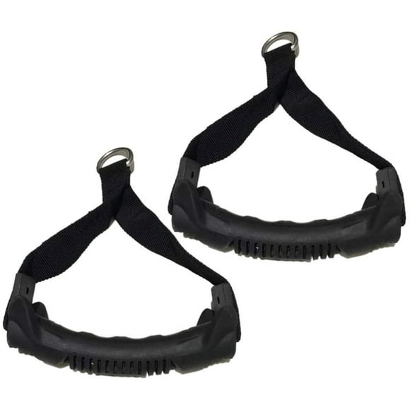 2pcs Pull Handles Resistance Bands D Ring Foam Handles Replacement Fitness Equipment Compatible with Resistance Bands Rowing Machine Pilates Machine