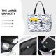thumbnail image 3 of Disketp Hipster Mustache Bolsa de Playa de Gran Capacidad, Bolso Impermeable y a Prueba de Arena para Mujer, Ideal para Playa, Piscina y Natación, 3 of 7