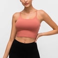 thumbnail image 2 of PEASKJP Plus Size Sports Bras for Women High Impact Sports Bras for Women Large Bust Strapless Bra Plus Size, Watermelon Red L, 2 of 5