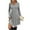 *Gray, variant on ClodeEU Womens Scoop Neck Long Sleeve Sweater Dress,Casual Loose Fit Pullover Tunic Sweater Dress Gray,Womens Plus M