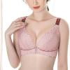 

RPVATI Women Comfort Push Up Front-Closure Bra Wireless Underwire Soft Lace Bras