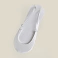 thumbnail image 2 of Hailnrothwad Toe Topper Socks Low Cut Liner Socks Half Toe Open Heel With Transparent Elastic Band Non Slip Sock Slippers One Size, 2 of 5