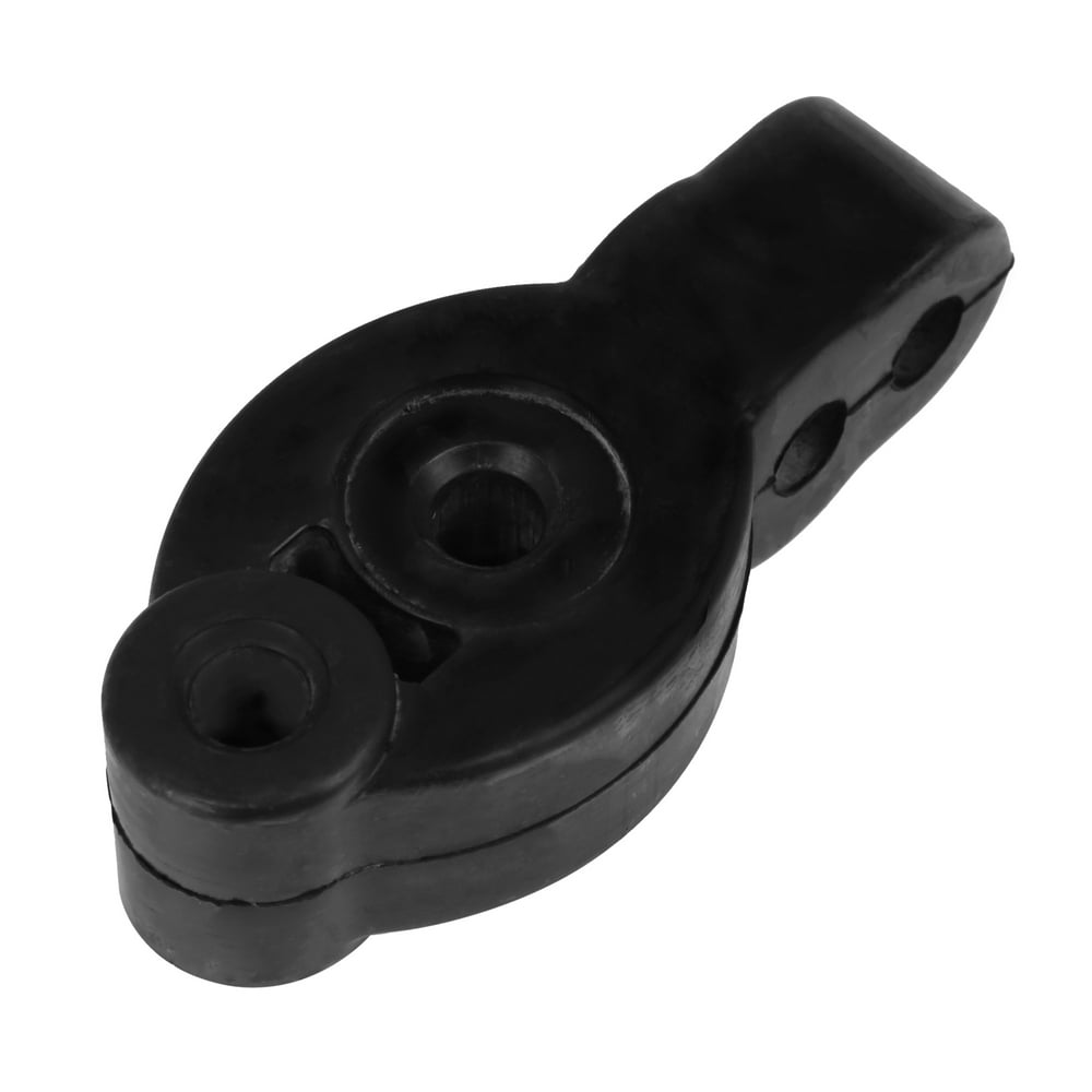 4 Holes 12mm Dia Black Rubber Muffler Exhaust Hangers Bushing 119x53x36mm for Car