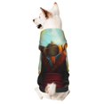 thumbnail image 1 of Fotbe Riverside Meditating Cat Sudadera con Estampado para Perros Pequeños – Suéter con Capucha para Mascotas, Tela Suave de Forro Polar con Bolsillo-Small, 1 of 7