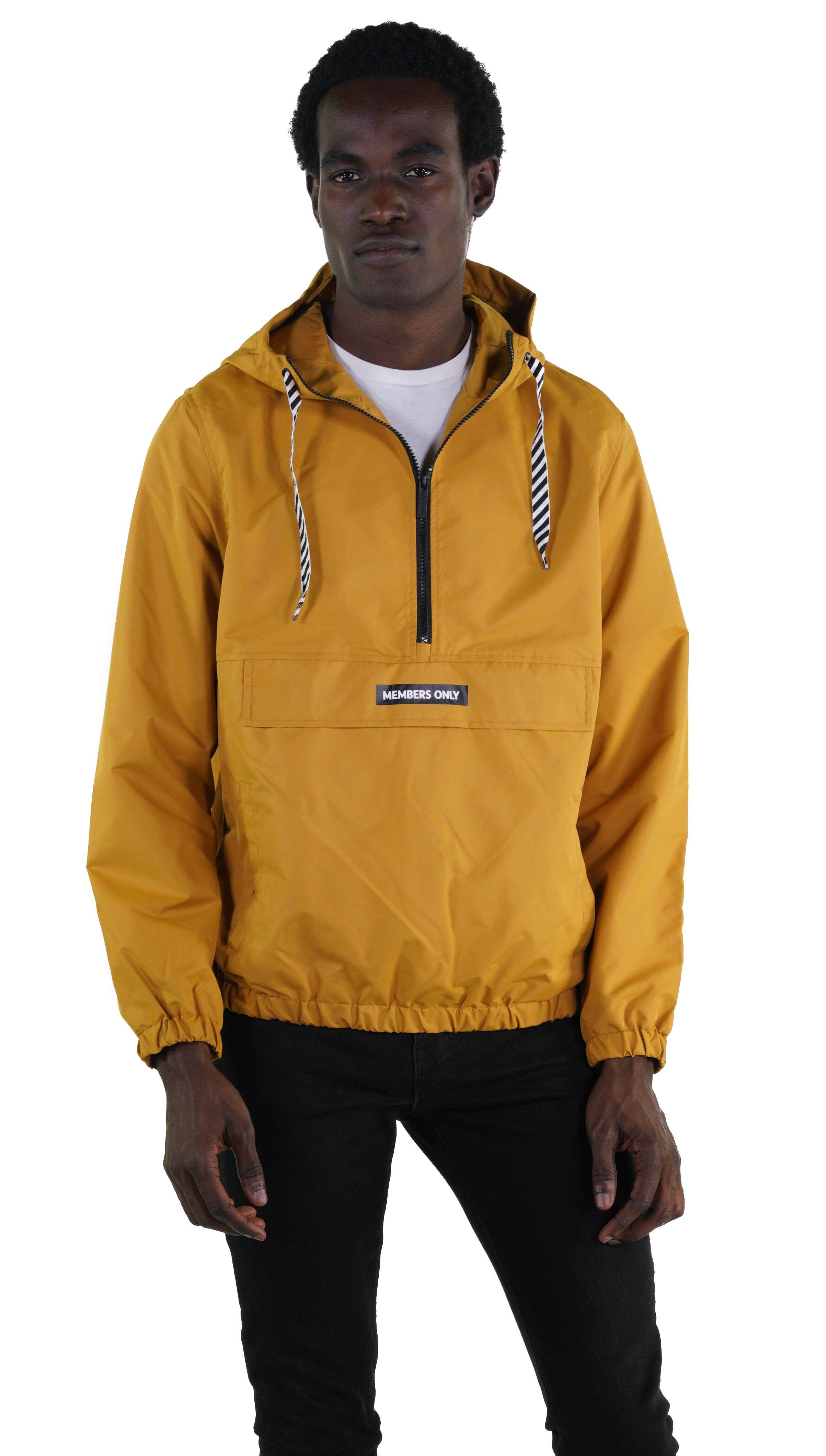 members only jacket orange