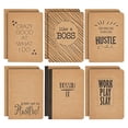 thumbnail image 1 of Paquete de 12 Cuadernos Motiv Paper Junkie Kraft A6 con Rayas, 1 of 3