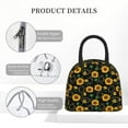 thumbnail image 4 of Pofeuu Sunflowers3 Print Lunch Bag for Adult Insulated Lunch Box,Leakproof Cooler Food Lunch Containers Reusable High Capacity Lunch Tote Bags-One Size, 4 of 6