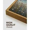 thumbnail image 3 of Drsoum Wild Floral Wall Art Coastal wall decor Prints Farmhouse Kitchen Bathroom Office - 8x10in Nature Framed, 3 of 5