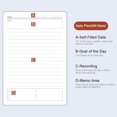 thumbnail image 4 of Labymos 25K Self-Filling Plan Daily Planer Business Office Notebook Record Book Monthly Plan Notepad 128, 4 of 8